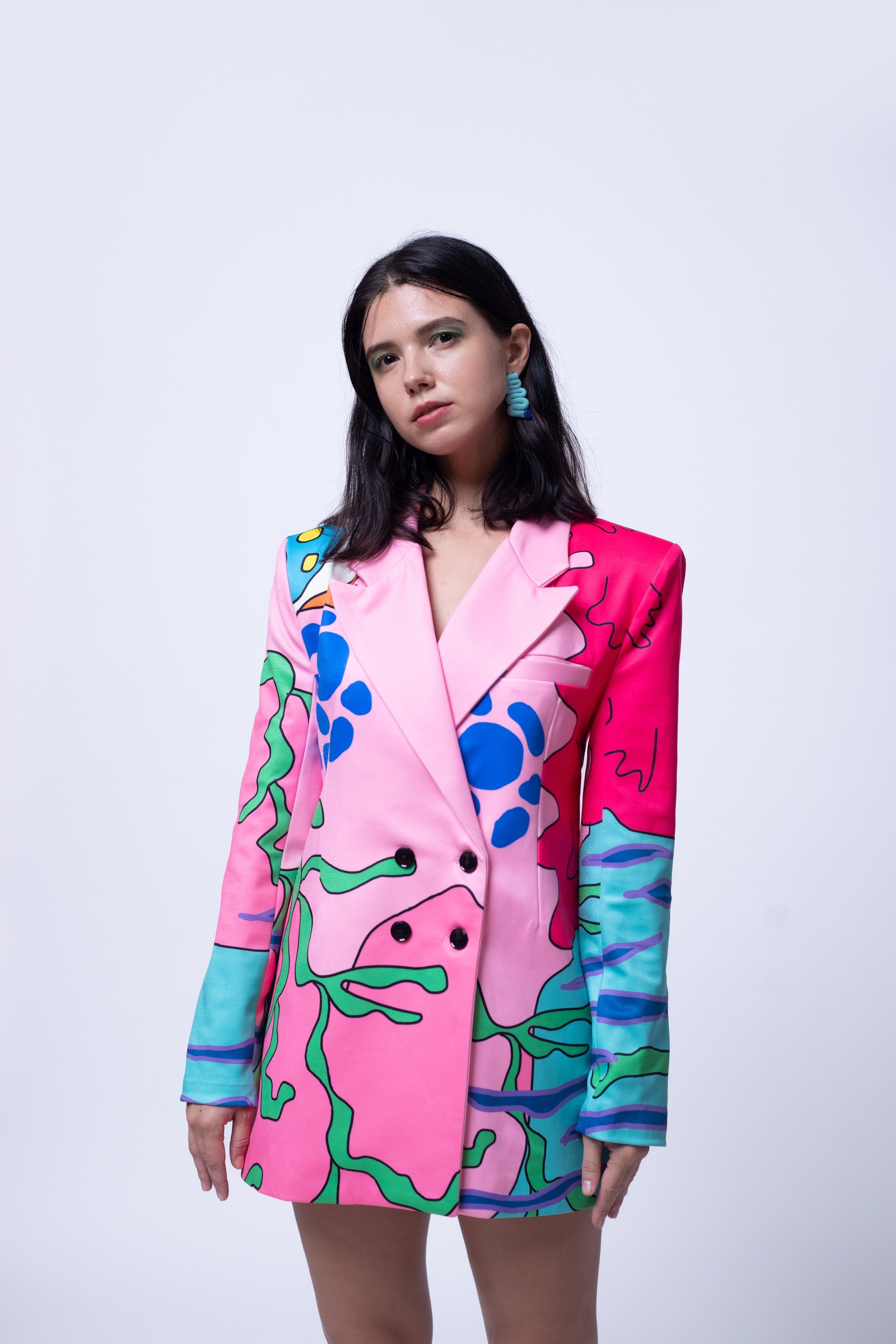 JELLO WAR BLAZER DRESS