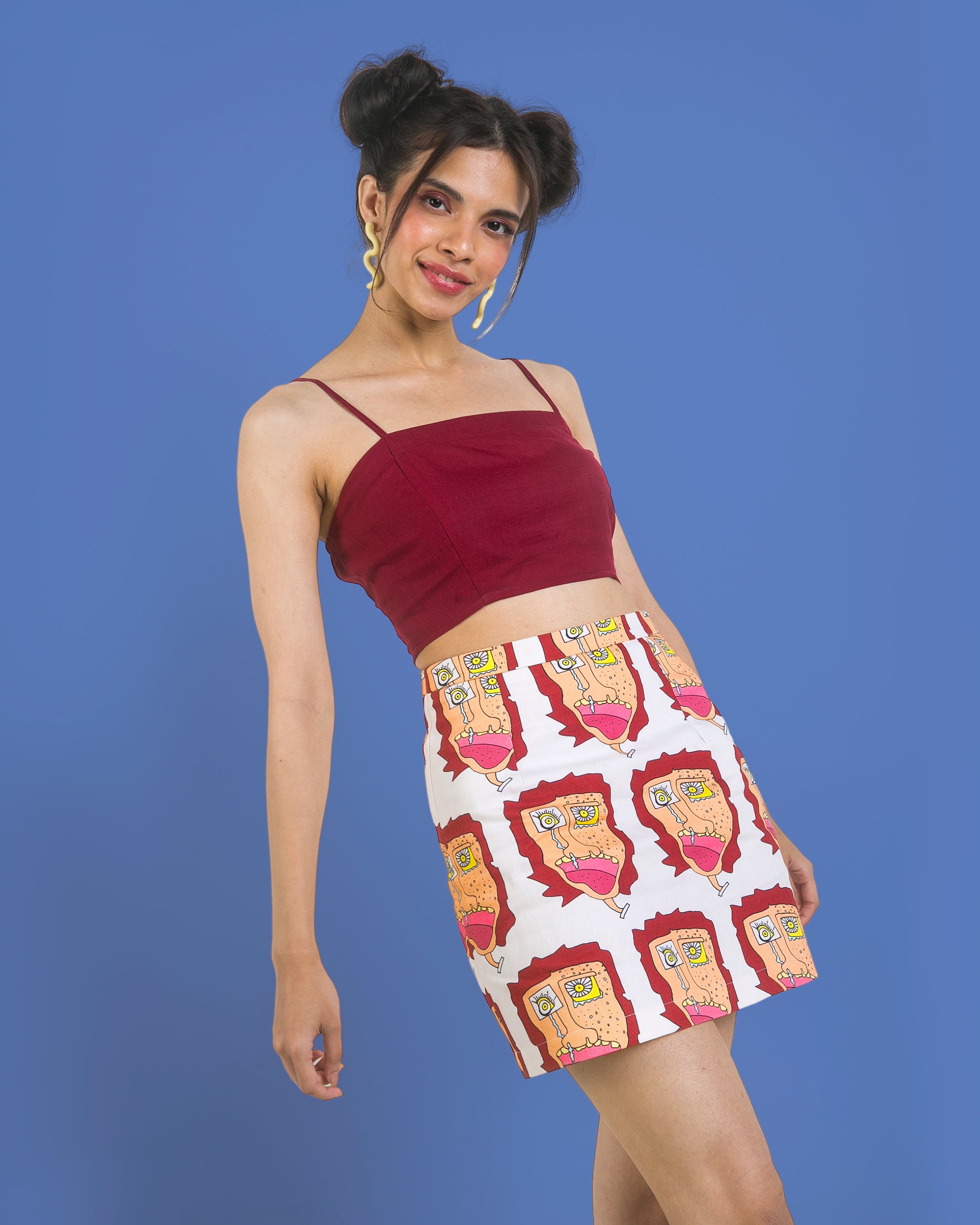 CRYING RAJU MINI SKIRT