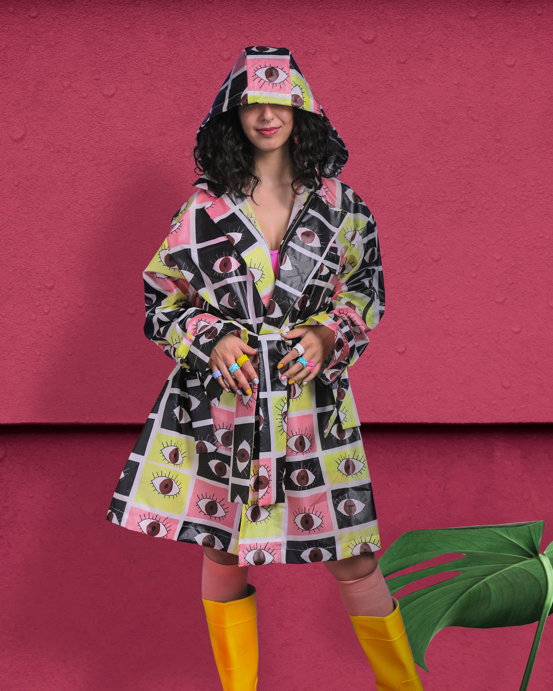 INDRA EYE TRENCH RAINCOAT [UNISEX]