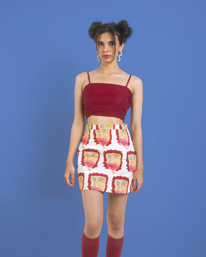 CRYING RAJU MINI SKIRT