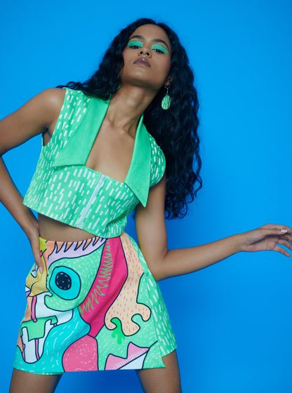 SPICY MINT SKORT- PART OF SET