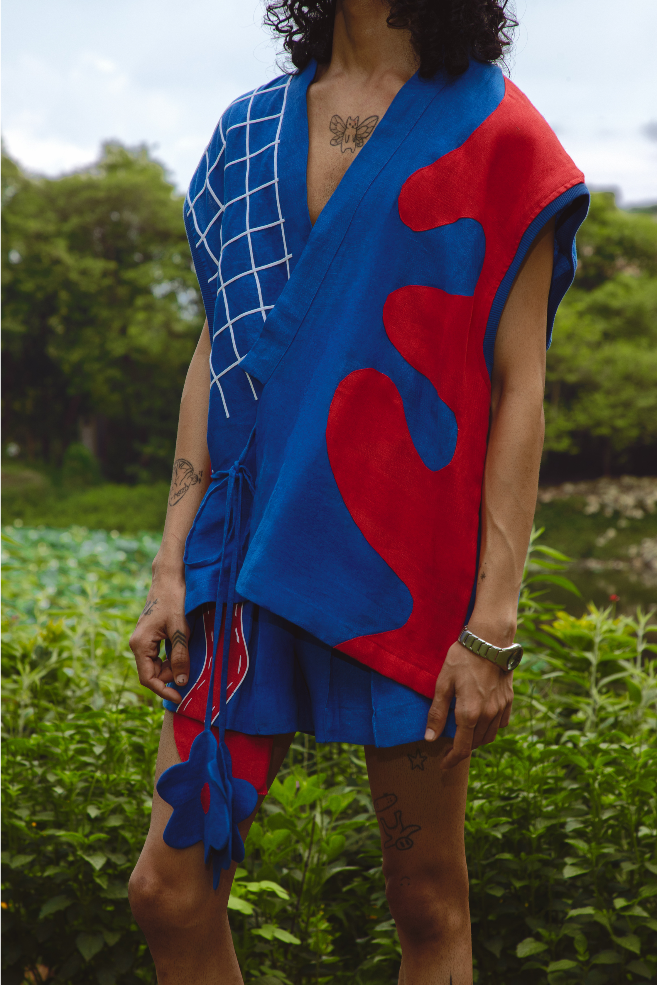 KETCHUP KIMONO TOP