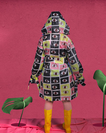 INDRA EYE TRENCH RAINCOAT [UNISEX]