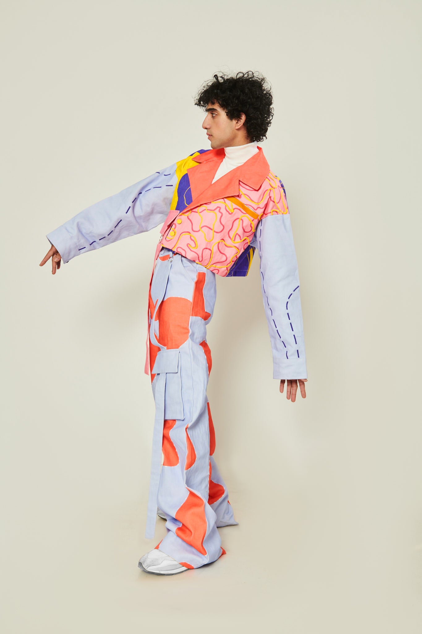 HIGH HIPPO PANTS AND JACKET CO-ORD SET- FULL SET[UNISEX]