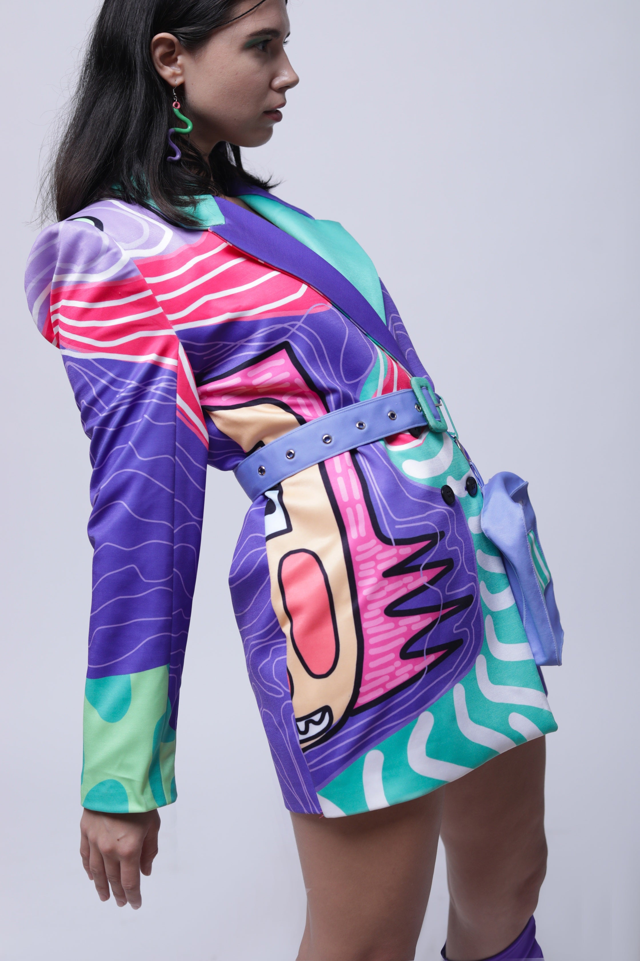 DRUNK RHINO BLAZER DRESS