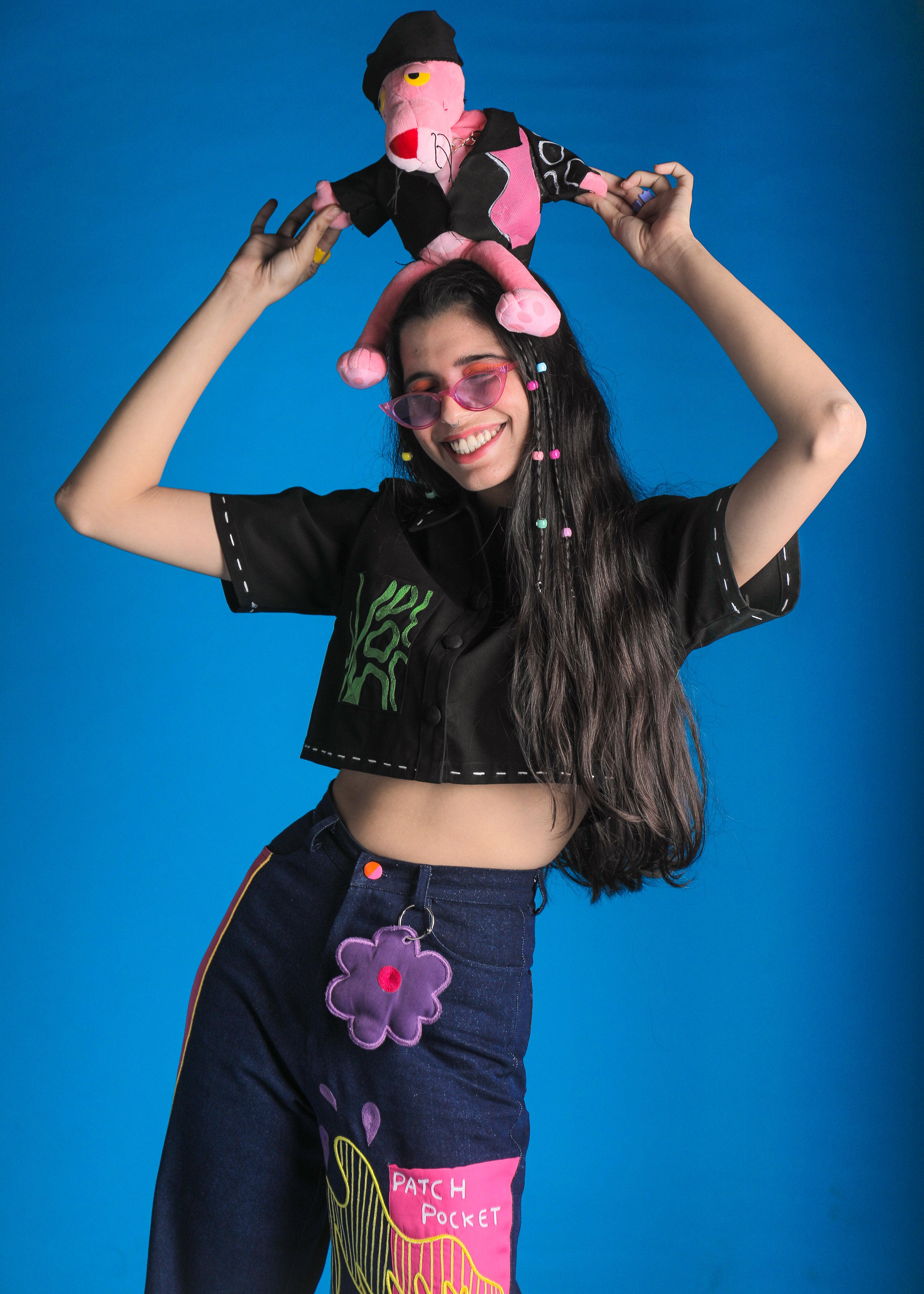 GREEN CURRY CROP JACKET [UNISEX