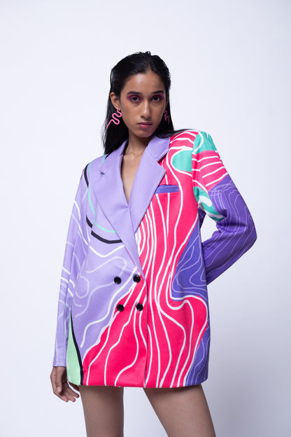 BUBBLEGUM BLAZER DRESS