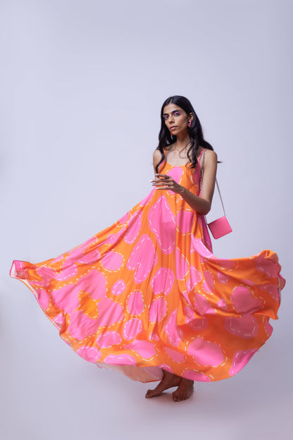 SPOTTED IN PINK DRESS